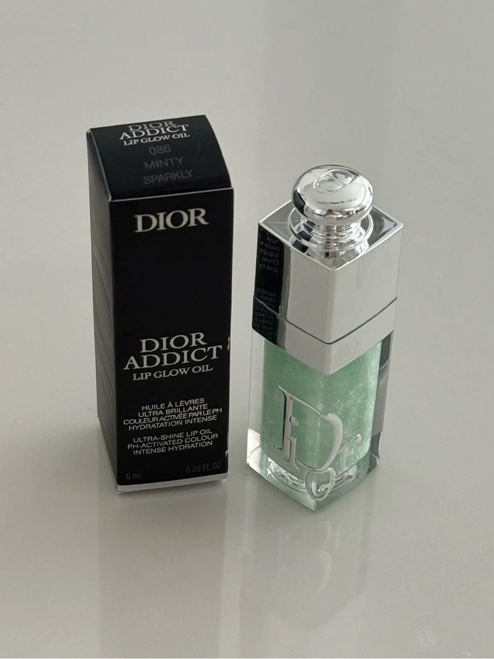 Dior Addict Lip Glow Oil Glitter Lipgloss - 086 Minty Sparkly ✨